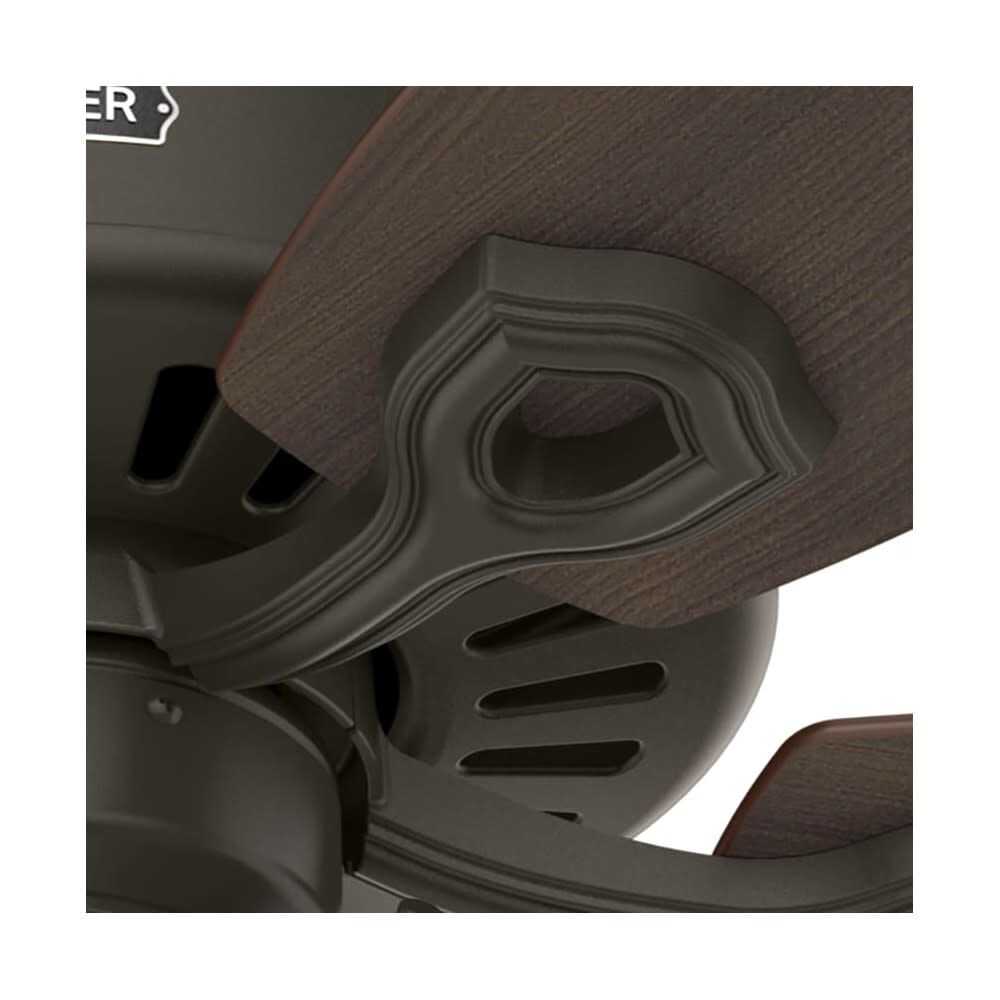 Hunter Fan Builder Ceiling Fan 42in New Bronze Brazilian Cherry, large image number 5