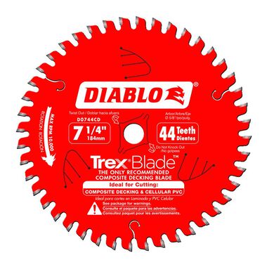 Diablo Tools Trex Circular Saw Blade Composite Material/Plastics