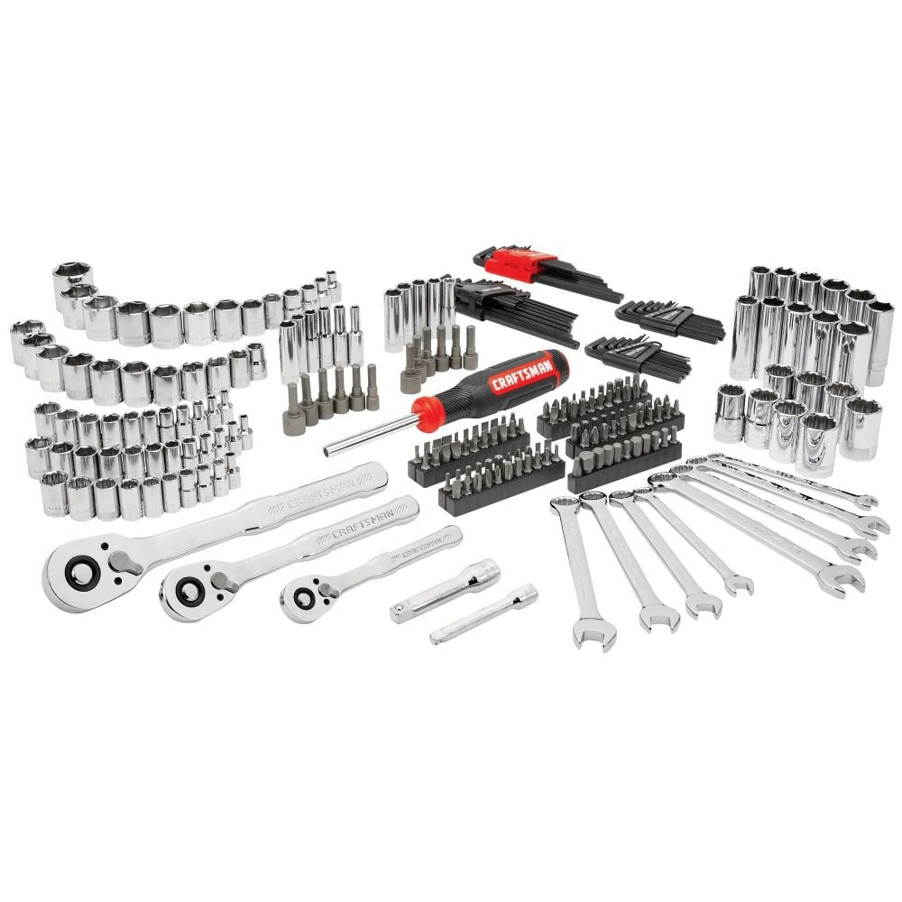 CRAFTSMAN Mechanics Tool Set Standard SAE and Metric, 256 Pieces - CMMT45256