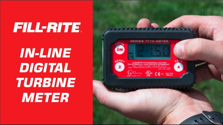 Fill-Rite Fuel Pump 12VDC Inline Digital Turbine Meter, large image number 2