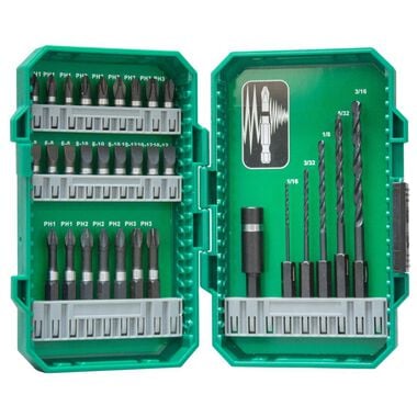 Metabo HPT Torsion Impact Drill and Drive Set, 31 Pieces