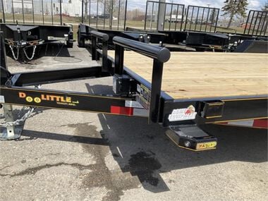 Doolittle Trailer Mfg 84in x 18' Equipment Trailer with Dove Tail 2022 Black, large image number 10
