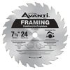 Avanti 7-1/4 Inch x 24 Tooth Framing Saw Blade, small image number 1
