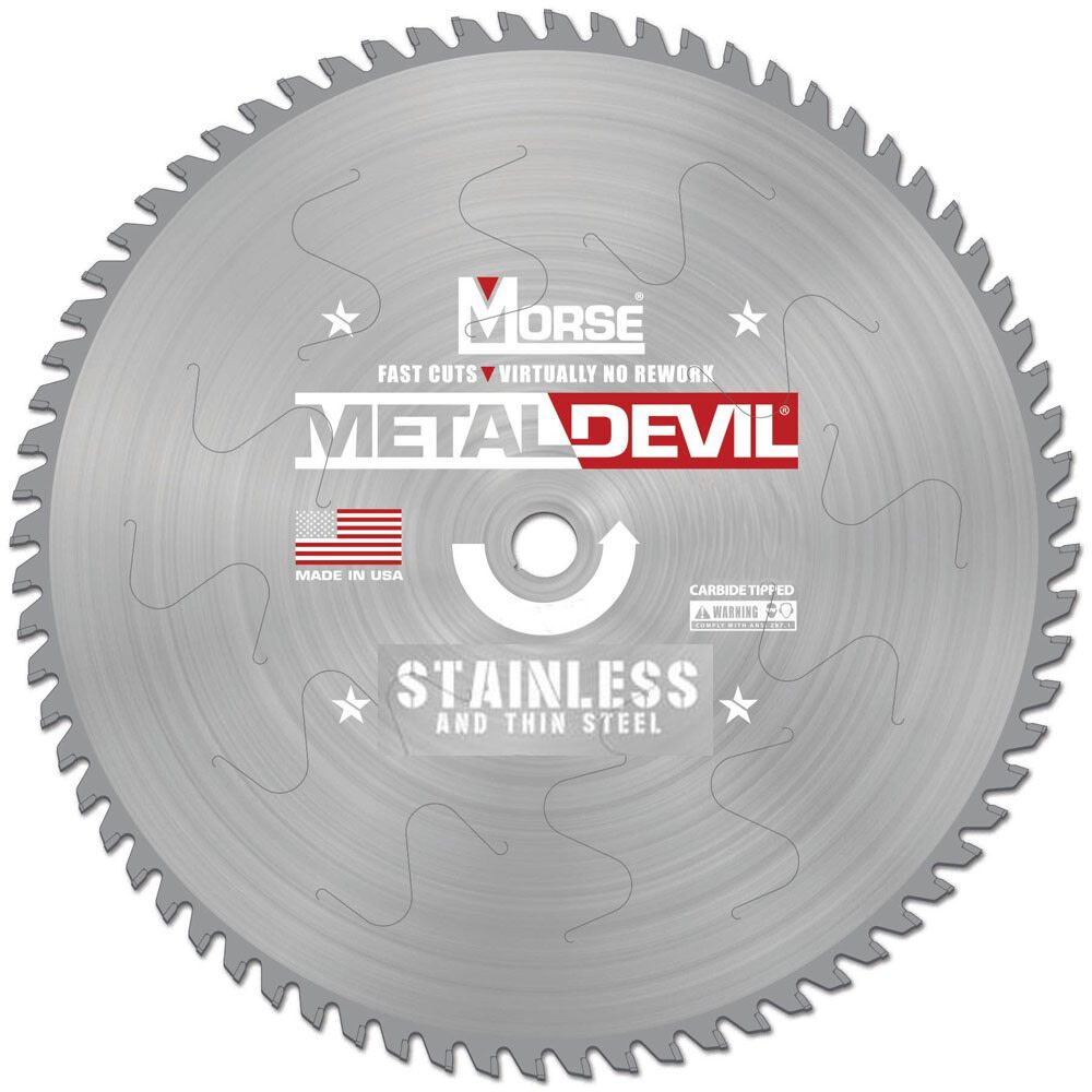 MK Morse 12in 90 Tooth Metal Devil Circular Saw Blade, large image number 2