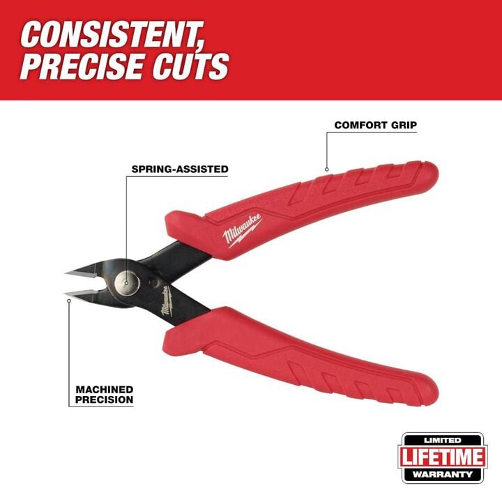 Milwaukee Mini Flush Cutters, large image number 1