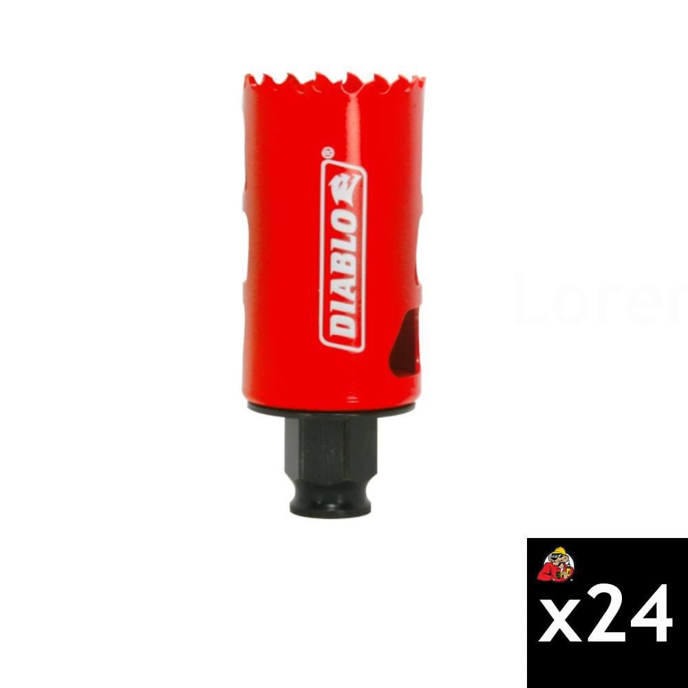 Diablo Tools 1-1/2 Inch Bi-Metal Hole Saw 24 Pieces - DHS1500W24