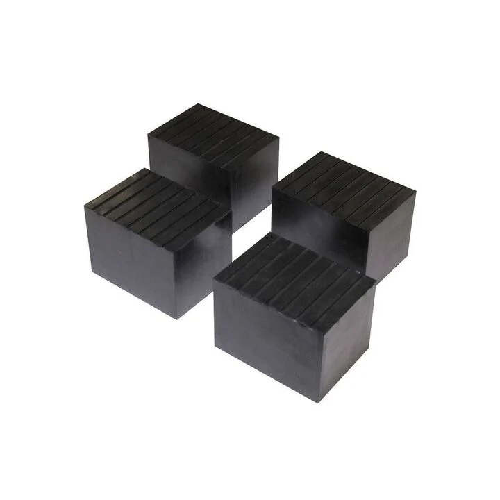QuickJack 4 Inch x 3 Inch x 3 Inch Rubber Tall Contact Block - 4 Pack