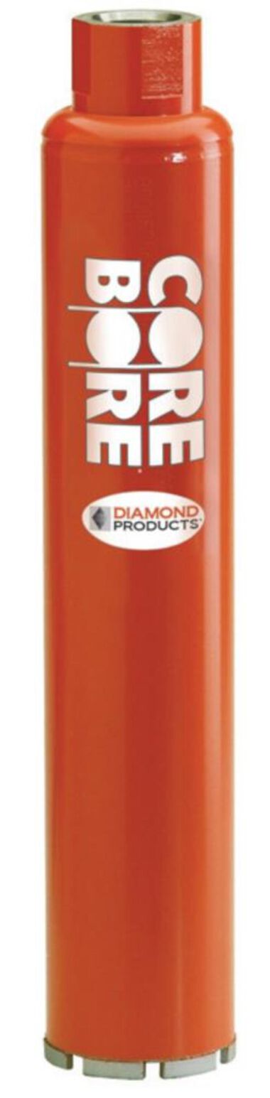 Diamond Products 10 In. Heavy Duty Orange (H) Wet Coring Bit, large image number 0