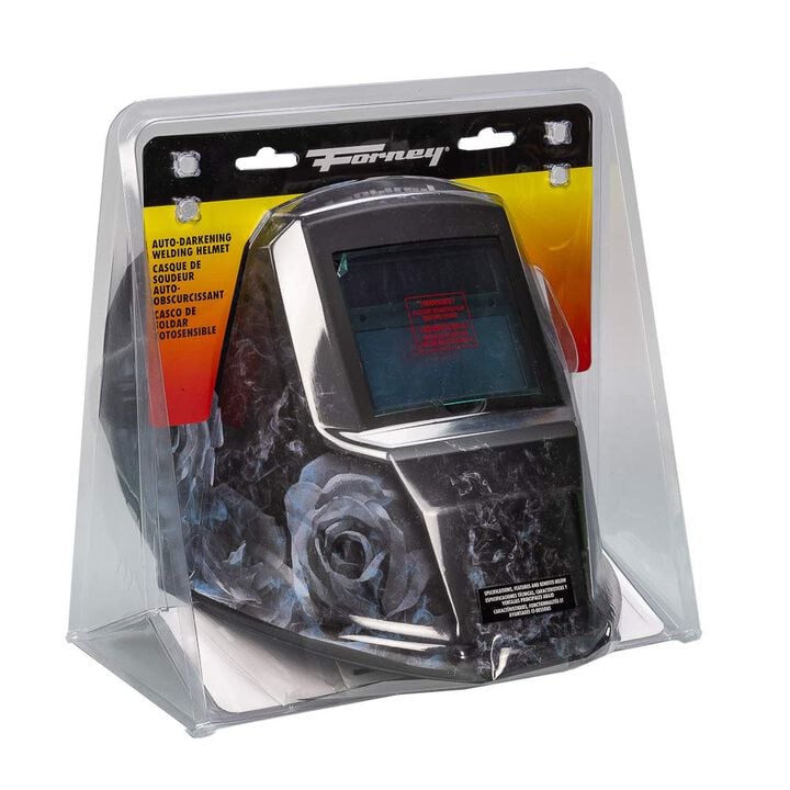 Forney Industries Auto-Darkening (ADF) Welding Helmet Smoking Rose, large image number 7