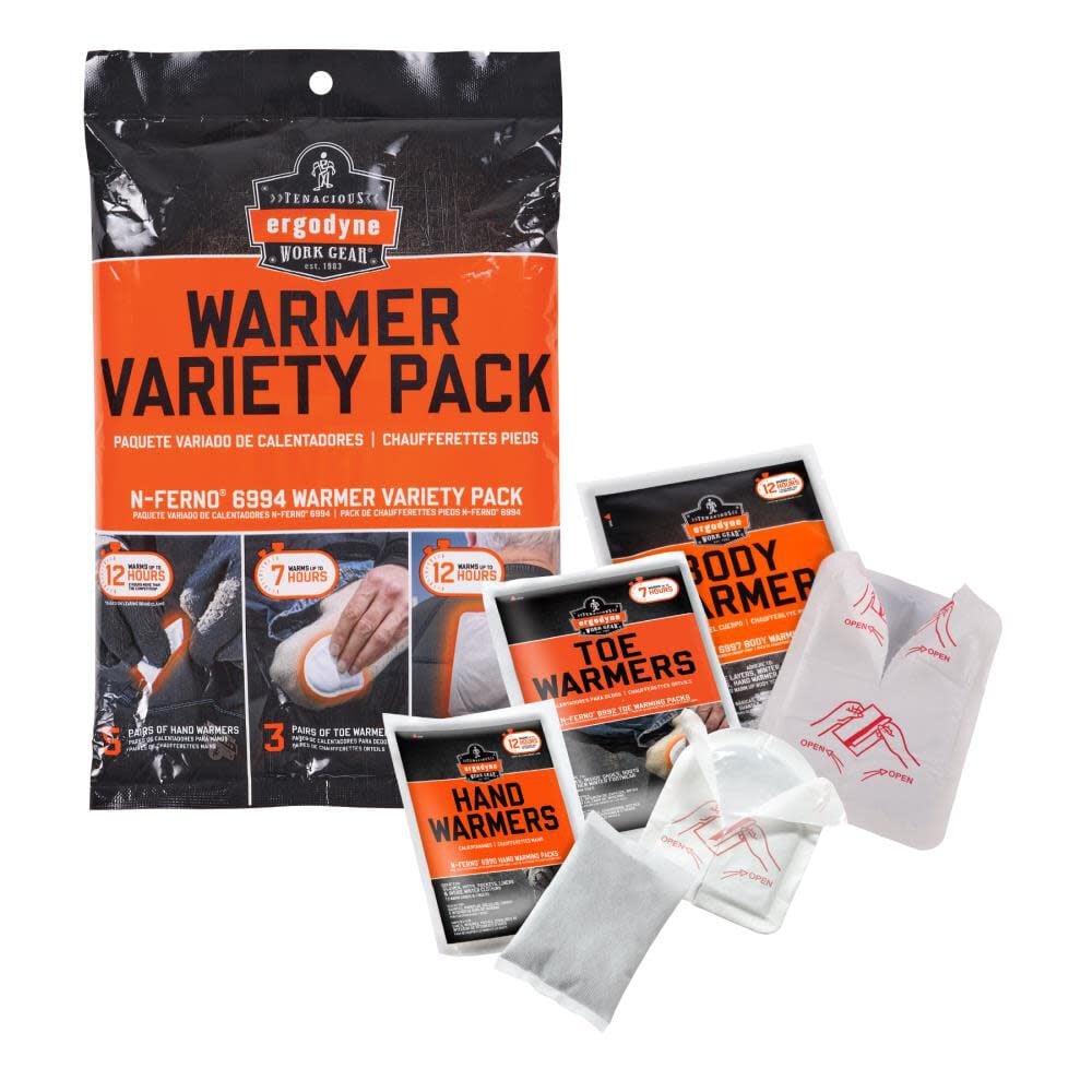 Ergodyne N-Ferno 6994 White Warming Variety Pack – 16994