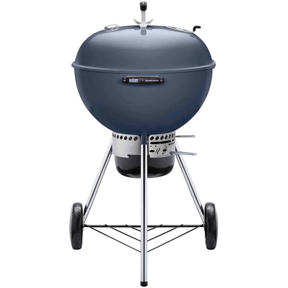 Weber Master-Touch 22 Inch Charcoal Grill with Thermometer, Slate Blue – 14513601