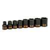 GEARWRENCH 3/8 Inch Drive 6 Point SAE Hi-Viz Impact Socket Set 8 Pieces, small image number 1
