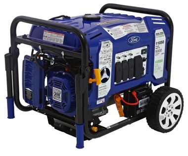 Ford 11050/9000-Watt Dual Fuel Gasoline/Propane Powered Electric/Recoil Start Portable Generator with 457 CC Ducar Engine, large image number 1