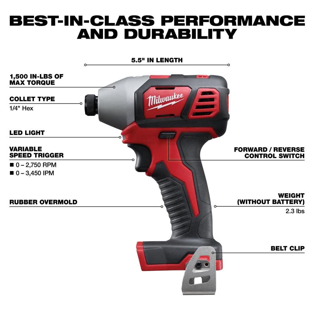 Milwaukee M18 Cordless Lithium Ion 2 Tool Combo Kit 2691 22 Simolary simolary.com 8