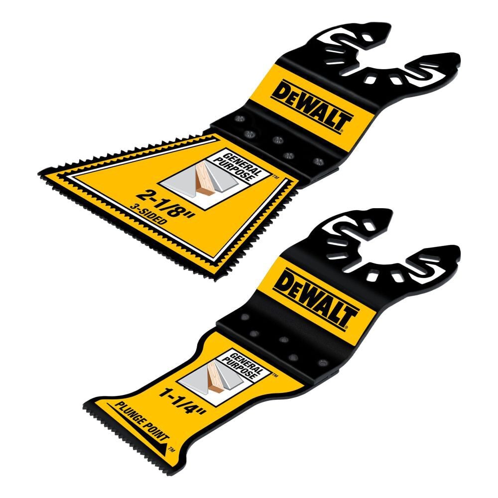 DEWALT Oscillating PLUNGEPOINT 3-Sided Combo, 2 Pack, large image number 1