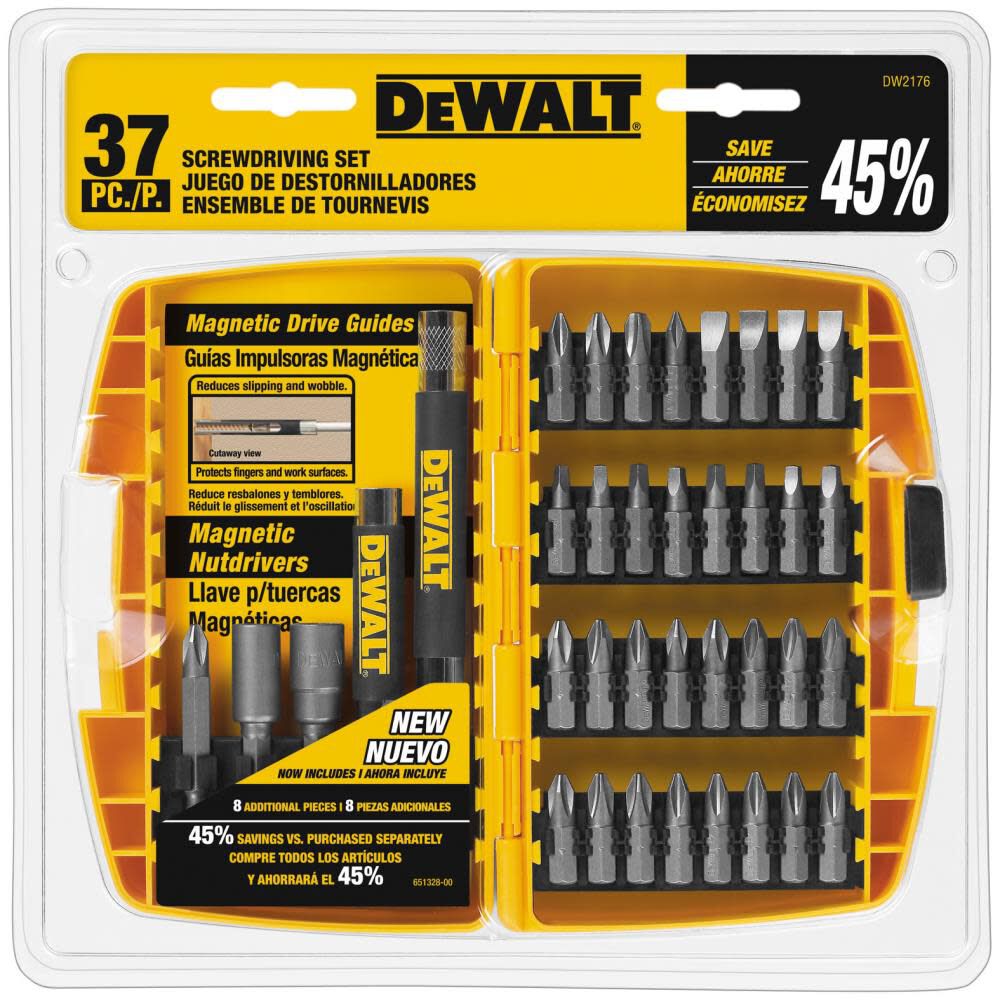 DEWALT 37-Piece Screw Driving Set with Tough Case, large image number 5
