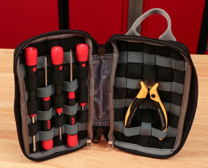 Wiha Cordura Tool Pouch Utility Organizer Zipper, large image number 6