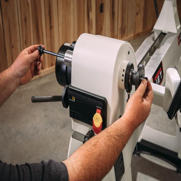 JET 14 In. x 40 In. Variable Speed Wood Lathe, large image number 3