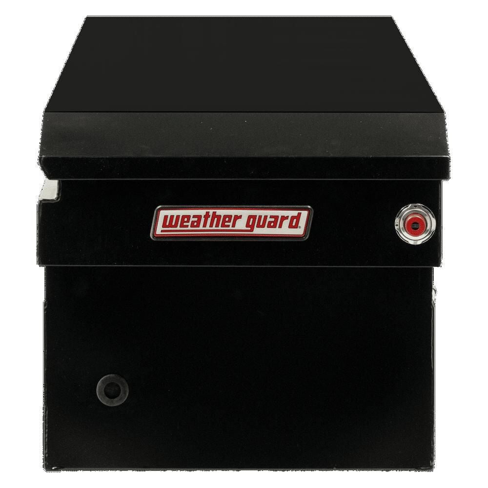 Weather Guard Saddle Truck Tool Box Steel Standard Gloss Black, large image number 4
