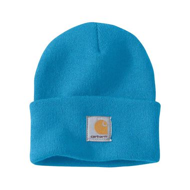 Carhartt Cuffed Beanie/Watch Hat Mens Regular OS Acrylic Knit Atomic Blue
