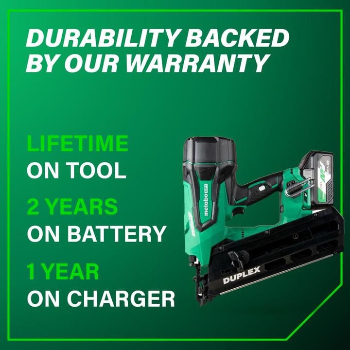 Metabo HPT 36V MultiVolt Forming Nailer 3 1/2in Cordless Kit, large image number 9