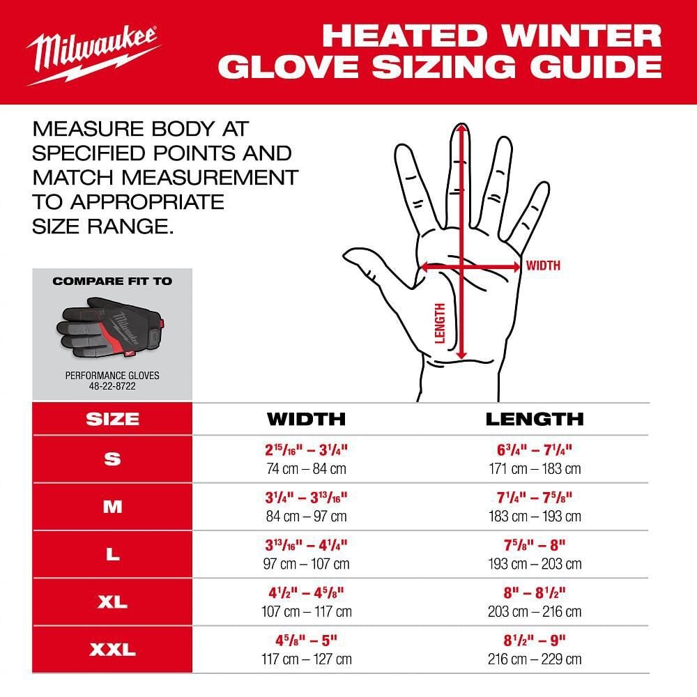 Milwaukee Heated Winter Gloves, large image number 10