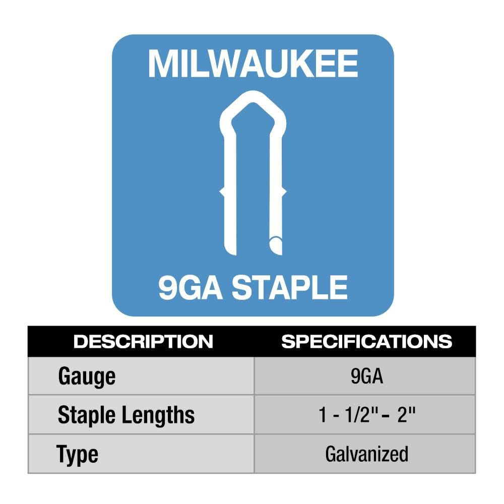 Milwaukee M18 Fuel Utility Fencing Stapler Bare Tool 2843 20 Simolary simolary.com 7