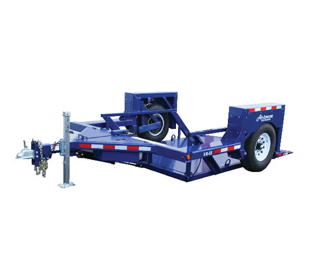 Air-Tow Trailers 10' Drop Deck Trailer 75in Width - 5500# Capacity, large image number 2