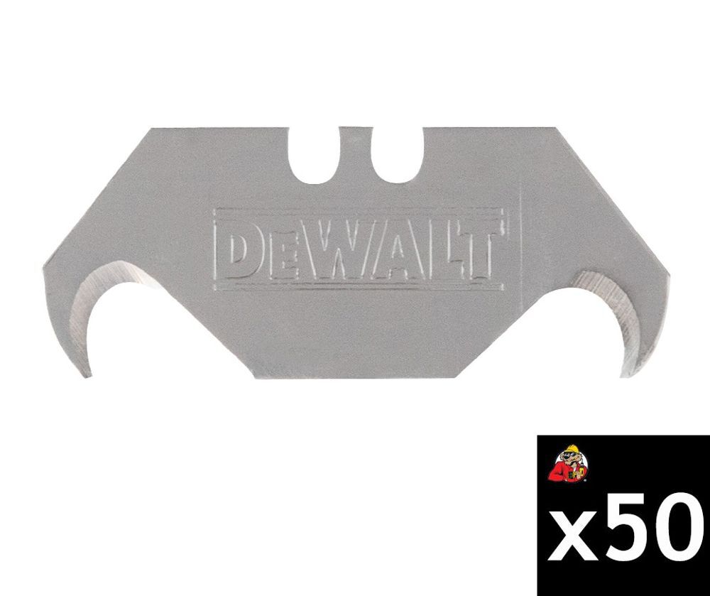 DEWALT 2-1/2 Inch Bi-Metal Utility Knife Blade, 50 Pieces, large image number 1