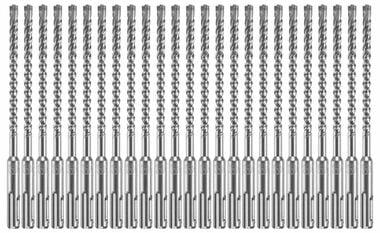 Bosch 25 pc. 1/4 In. x 4 In. x 6 In. SDS-plus Bulldog Xtreme Carbide Rotary Hammer Drill Bits, large image number 0