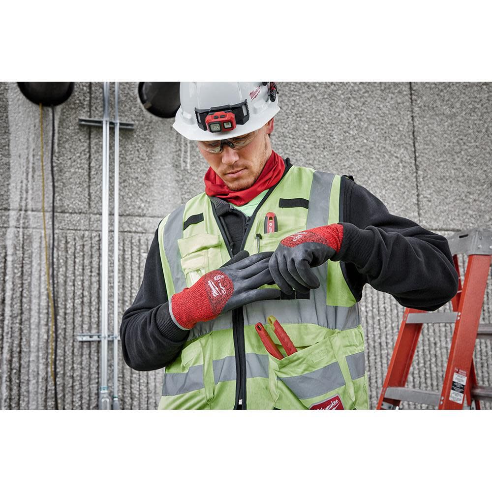 Milwaukee Cut Level 4 Winter Gloves Dipped, large image number 5