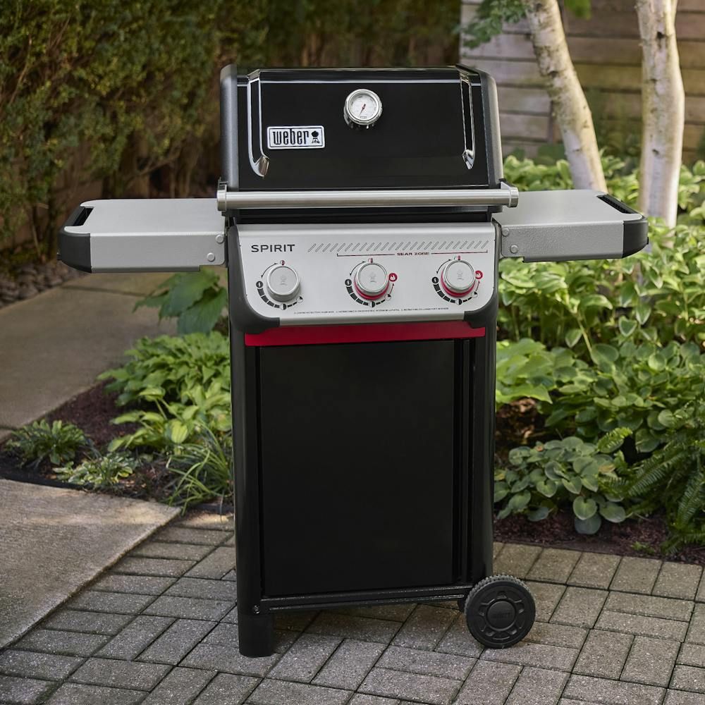 Weber Spirit E-325 26.6 Inch 3 Burner 31000 BTU Black Liquid Propane Gas Grill, large image number 8