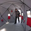 Eskimo QuickFish 6HD, Pop-Up Portable Shelter, No-Trip Door, Red/Black, Six Person, small image number 5