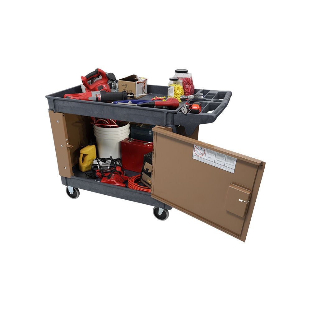 Knaack Cart Armour Mobile Cart Security Paneling for LUXO LXC11-B and JET 140019/PUC-3725 Utility Carts, large image number 3