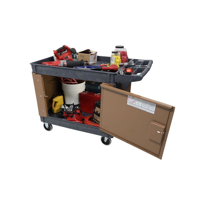 Knaack Cart Armour Mobile Cart Security Paneling for LUXO LXC11-B and JET 140019/PUC-3725 Utility Carts, large image number 2