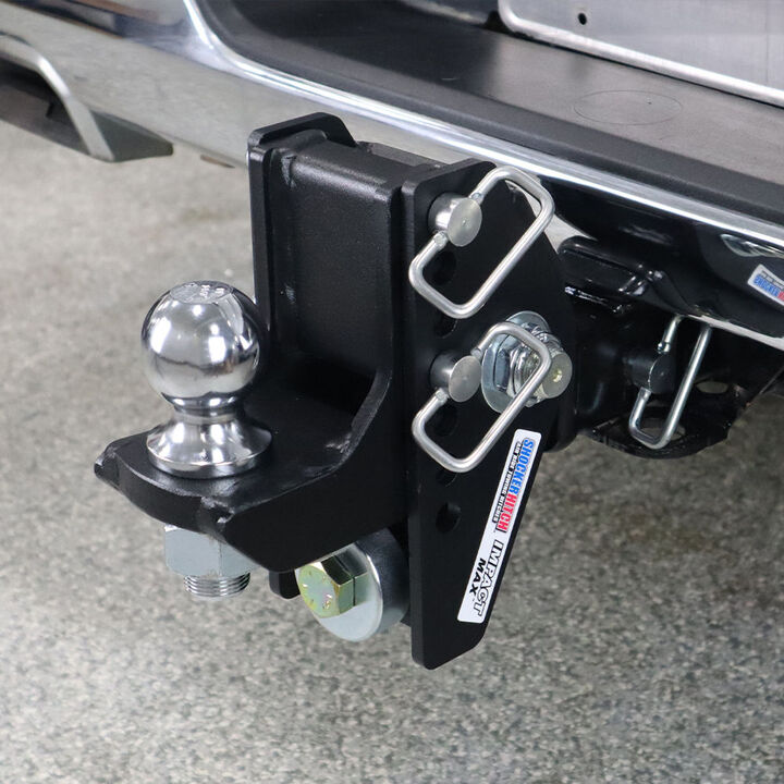 Shocker Hitch 20K Impact Max 2.5 Inch Cushion Hitch & Drop Ball Mount 2 Inch Hitch Ball, large image number 9
