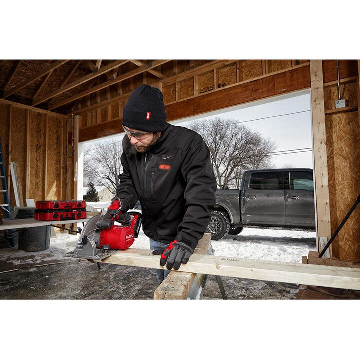 Milwaukee M12 Heated TOUGHSHELL Jacket Kit, XL, Black (Reconditioned), large image number 4