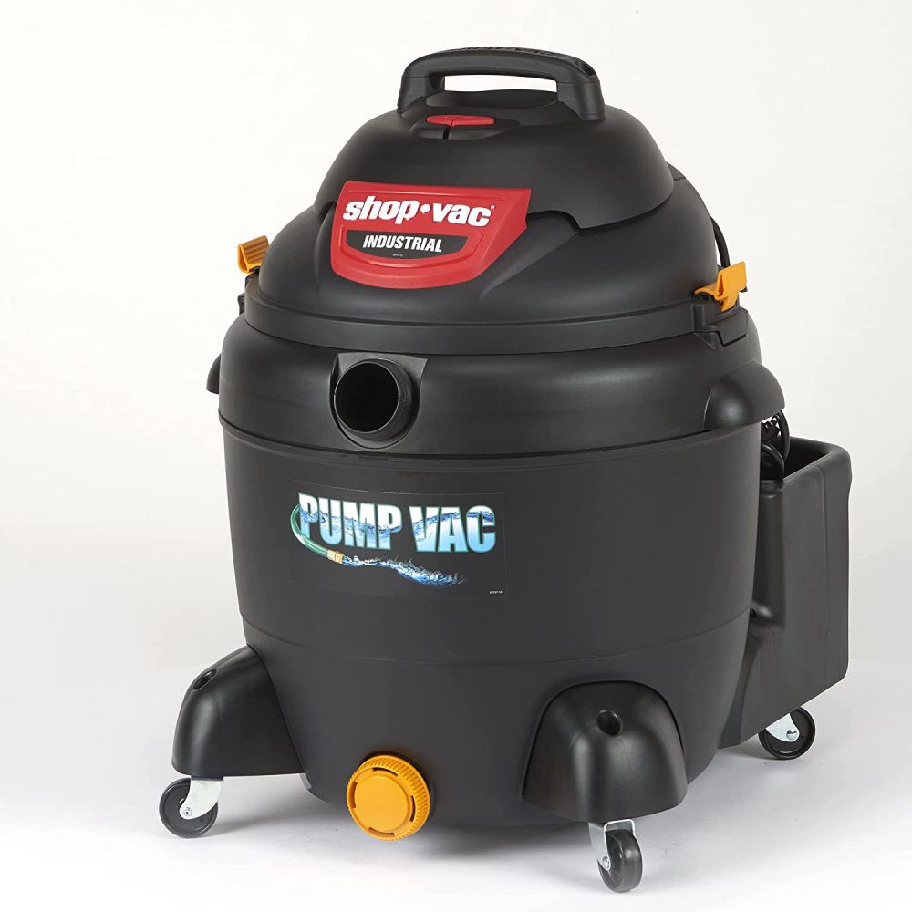 Shop Vac Wet/Dry Vacuum with BuiltIn Pump 18 Gallon 6.0 Peak HP