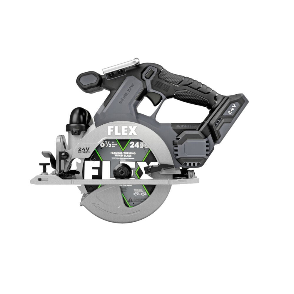 FLEX 24V Circular Saw In Line 6 1/2in (Bare Tool), large image number 4