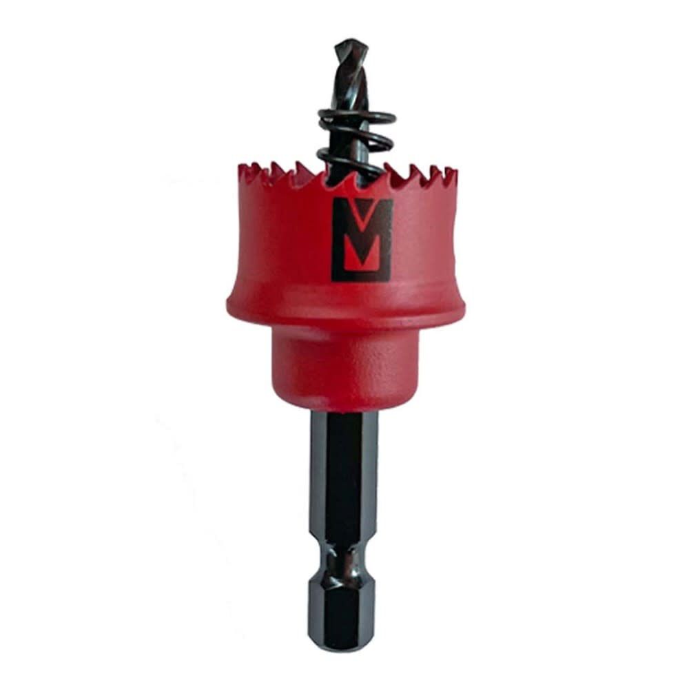 MK Morse IHS14 7/8 Inch Diameter 1/4 Inch Chuck Impact Hole Saw, large image number 1