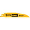 DEWALT 6 Inch 10 TPI Demolition BiMetal Reciprocating Saw Blades, 5 Pieces, small image number 3