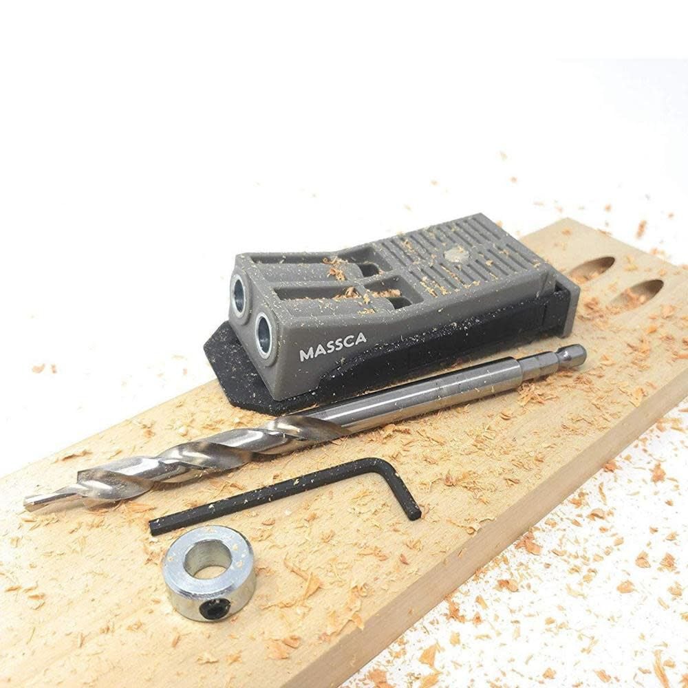 Massca Twin Pocket Hole Jig Set – X001QWX5U9