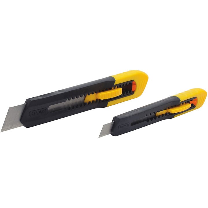 Stanley 2 Snap-Off Knife Pack 9 mm and 18 mm