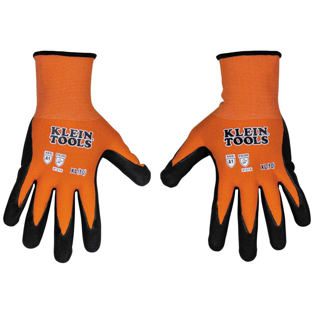 Klein Tools A1 Cut Knit Dipped Gloves, XL, 2pk, large image number 1