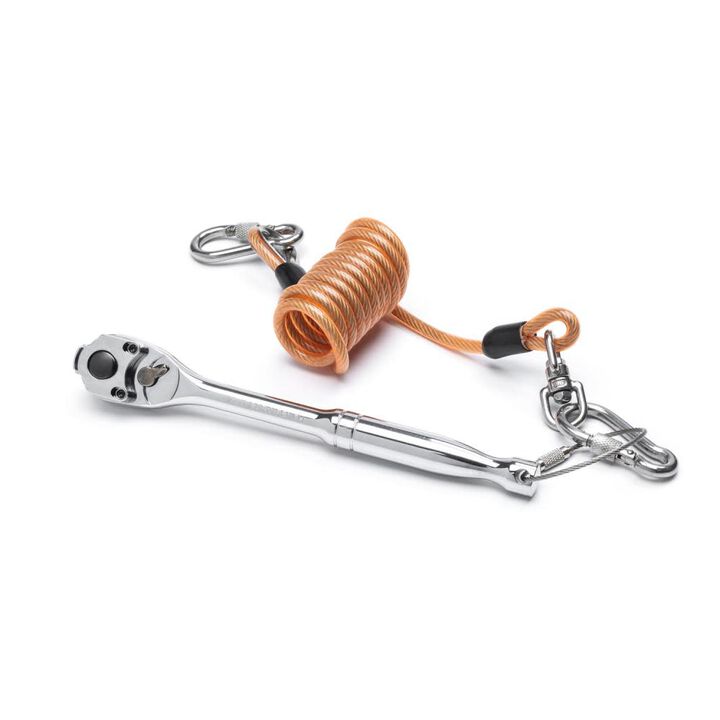 GEARWRENCH 3/8in Drive 90-Tooth Quick Release Tether Ready Ratchet 8in, large image number 4