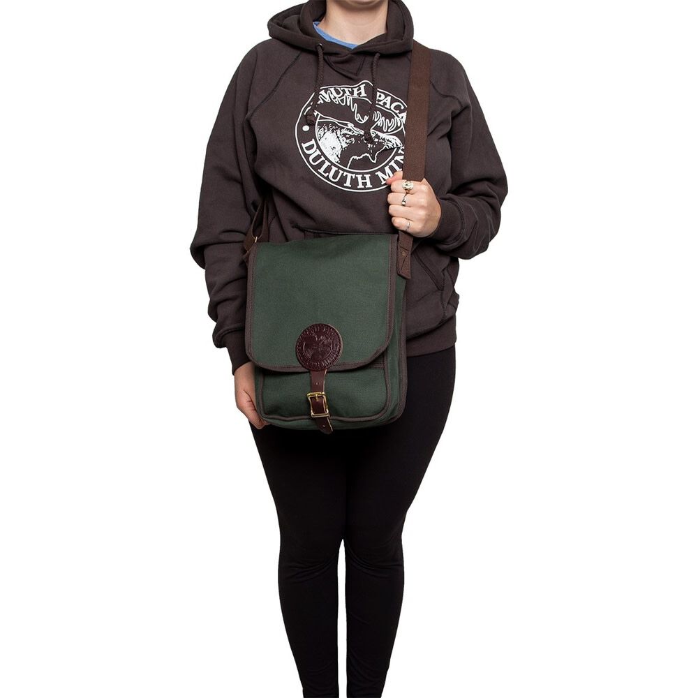 Duluth Pack Haversack with Leather Trim Brown B 136 BRN Acme Tools