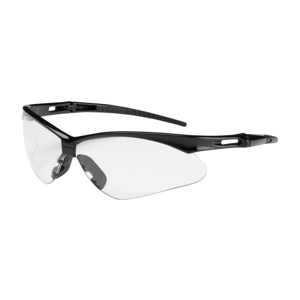 Protective Industrial Products Anser Semi-Rimless Safety Glasses with Black Frame Clear Lens and FogLess 3Sixty Coating Including Neck Cord, large image number 1