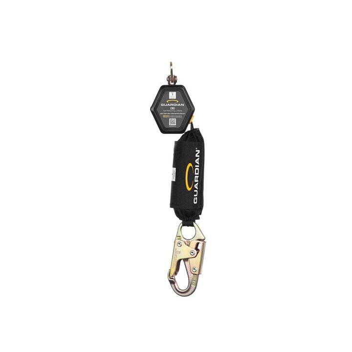 Guardian Fall Protection Class 1, CR5 Self-Retracting Lifeline Single Leg Steel Tie-Back Hook, large image number 1