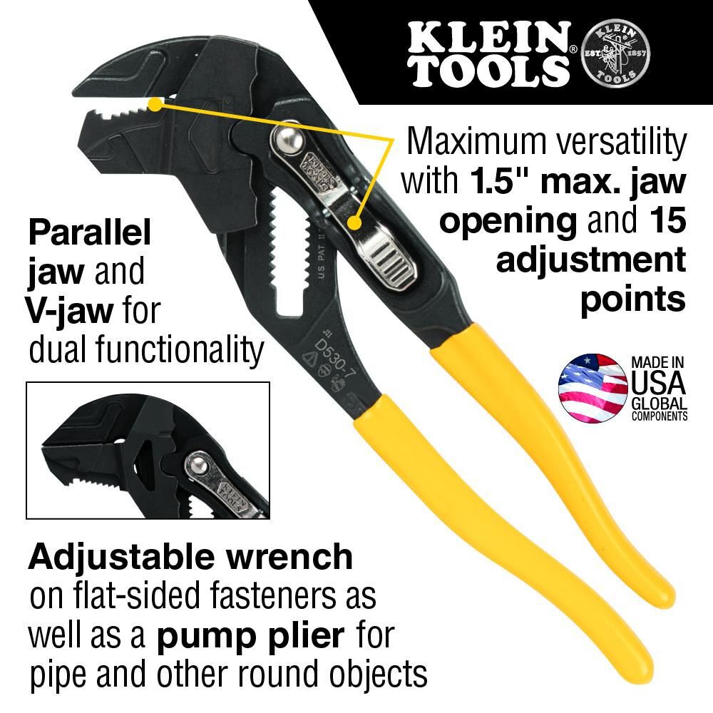 Klein Tools Plier Wrench Set, 2-Piece, large image number 3