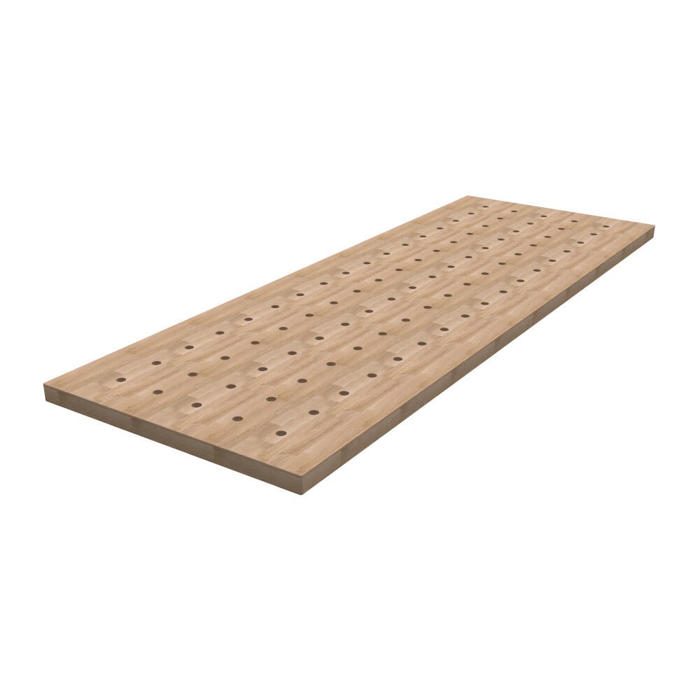 Kreg Hardwood Bench Top 24 Inch x 68 Inch with Dog Holes, large image number 1